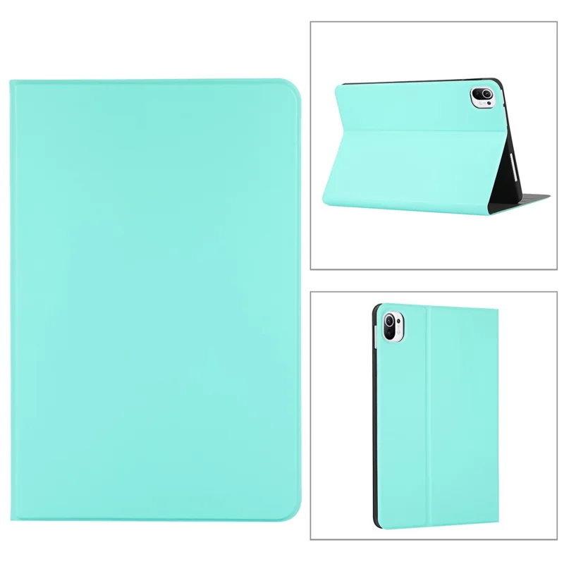Per Xiaomi Pad 5 / Pad 5 Pro Anti-Scratch PU Pelle Protettiva Stand Folio Case Cover - Verde