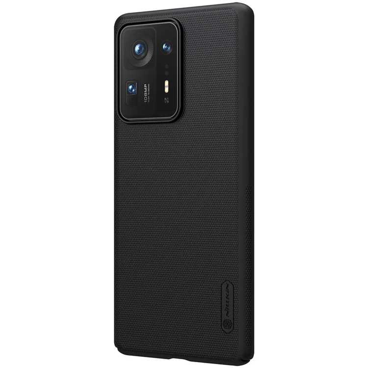 Nillkin Frosted Shield Hartes Dual -layer -hart -pc -weiche TPU Slim Protective Hülle Für Xiaomi Mix 4 - Schwarz