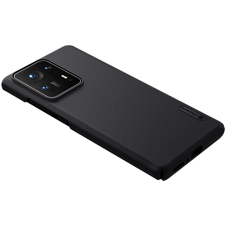 Nillkin Frosted Shield Hartes Dual -layer -hart -pc -weiche TPU Slim Protective Hülle Für Xiaomi Mix 4 - Schwarz