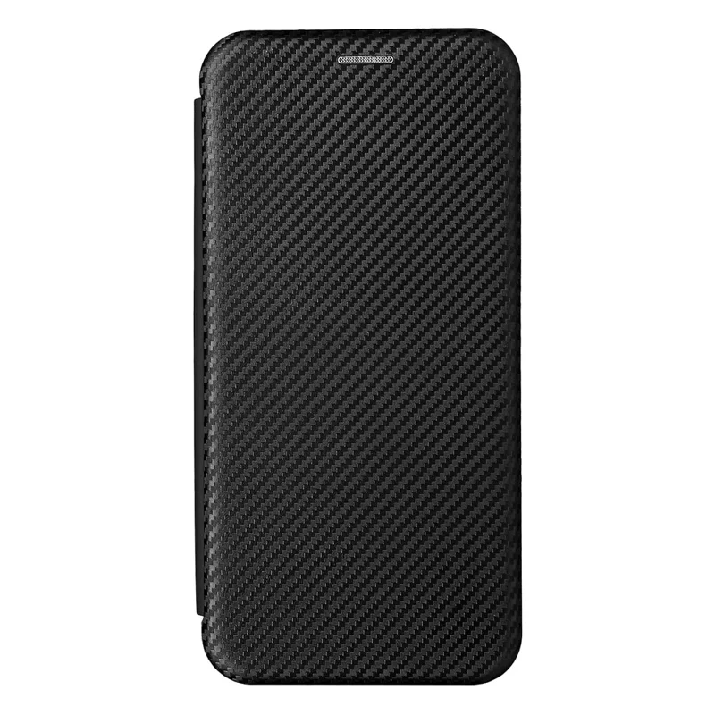 Auto-Absorbed Carbon Fiber Texture Card Slot Anti-Drop Leather Case with Ring Strap for Xiaomi Redmi 10 4G (2021)/10 Prime/10 2022 4G/Note 11 4G (MediaTek) - Black