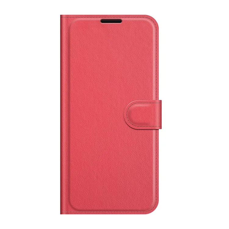 Litchi Texture Anti-Drop Stylish Wallet Design Flip Leather Phone Case with Stand for Xiaomi 11T 5G / 11T Pro 5G - Red