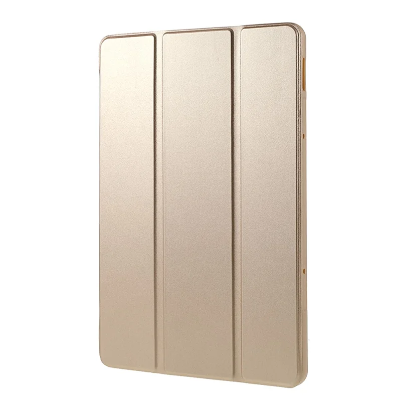 Pour Xiaomi Pad 5 / Pad 5 Pro Lightweight Slim pu Tablet Case TPU TPU Trifold Stand Couvercle Avec Sillage Automatique / Sommeil - or