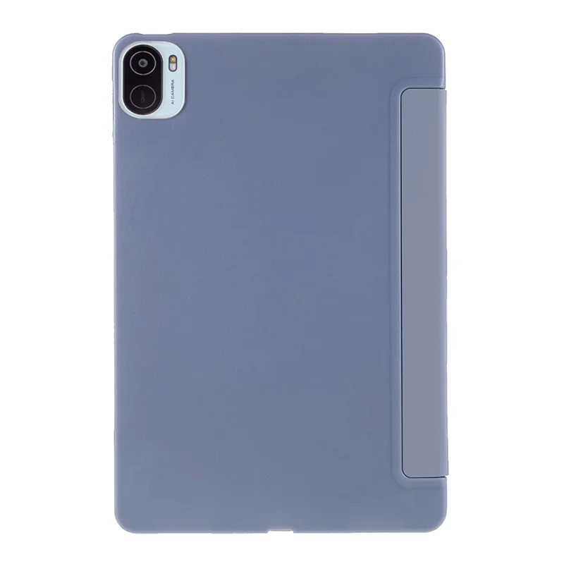 Pour Xiaomi Pad 5/ Pad 5 Pro Coque de tablette légère et fine en PU Étui de support pliable à trois volets avec fonction de réveil/veille automatique - Bleu bébé