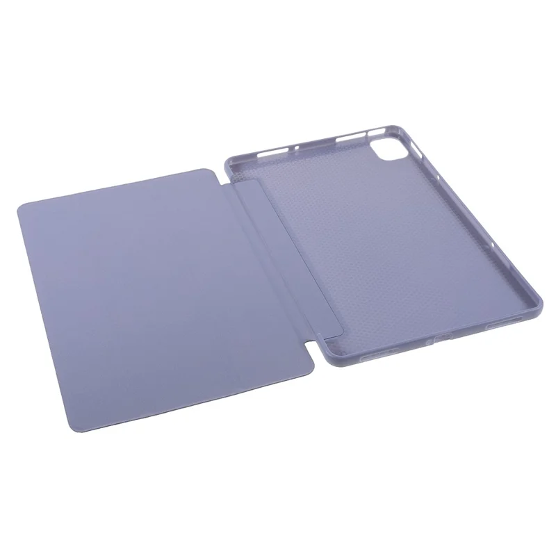 Para Xiaomi Pad 5/ Pad 5 Pro Ligera de la Tableta Delgada PU Case Matte TPU Tarla de Stand TPU Con Auto Wake/ Sleep - Bebe Azul