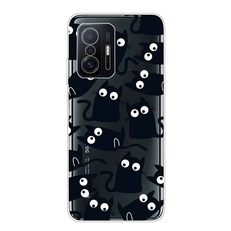IMD Pattern Printing Slim Soft TPU Shockproof Protective Case for Xiaomi 11T / 11T Pro - Little Cats