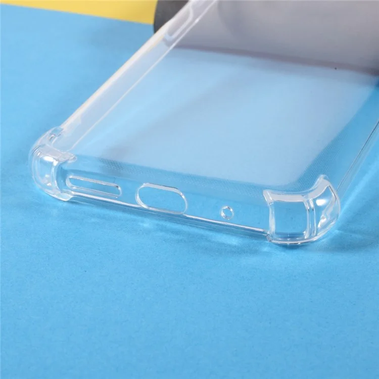 For Xiaomi Redmi 10 4G (2021) / Redmi 10 Prime / Redmi 10 2022 4G / Redmi Note 11 4G (MediaTek) (China) Transparent Reinforced Corners 1.5mm Thickness TPU Phone Case Cover