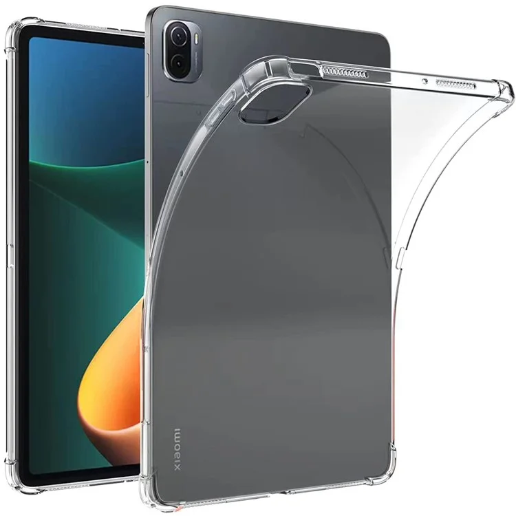 Cubierta protectora transparente de TPU con absorción de impactos en las cuatro esquinas para Xiaomi Pad 5 / Pad 5 Pro