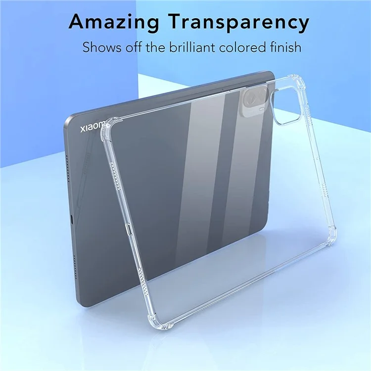 Four-Corner Airbag Shock Absorption Transparent TPU Protective Cover for Xiaomi Pad 5 / Pad 5 Pro