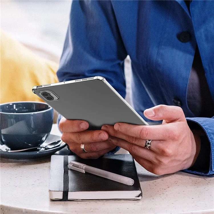 Cubierta protectora transparente de TPU con absorción de impactos en las cuatro esquinas para Xiaomi Pad 5 / Pad 5 Pro