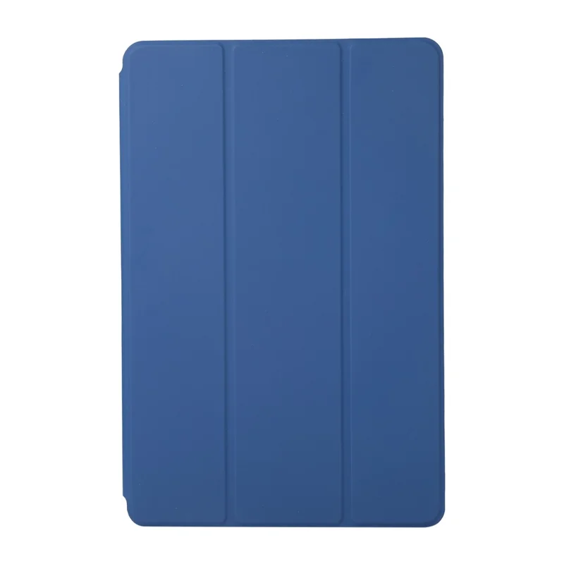 Hartes PC + PU Leder Automatisch Absorbiertes Trifold Ständer Leichte Slim Tablet Deckschale Für Xiaomi Pad 5/5 Pro - Blau