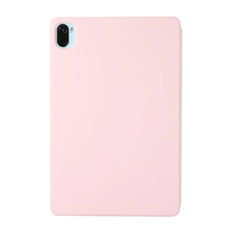 Hard PC + PU en Cuir PU Auto-Absorbed Stand Stand Light Light Tablet Cover Shell Pour Xiaomi Pad 5/5 Pro - Rose
