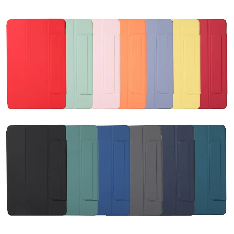 Magnetic Absorption Full Protection PU Leather Stand Tablet Case Cover for Xiaomi Pad 5/Pad 5 Pro - Black