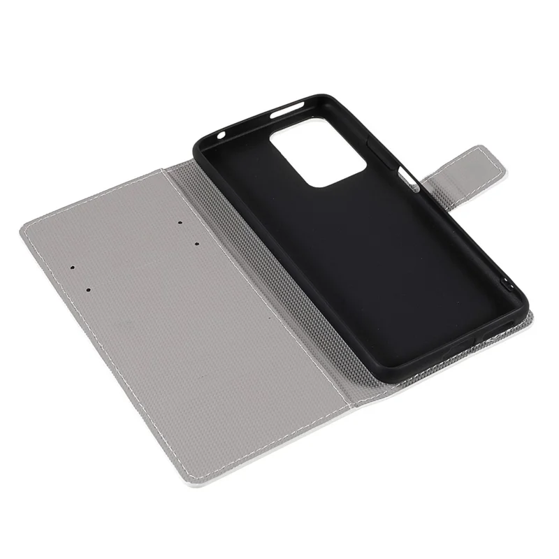 Pattern Printing Premium PU Leather Wallet Folio Flip Stand Protective Case for Xiaomi 11T / 11T Pro - Green Owl