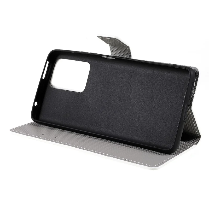 Pattern Printing Premium PU Leather Wallet Folio Flip Stand Protective Case for Xiaomi 11T / 11T Pro - Green Owl