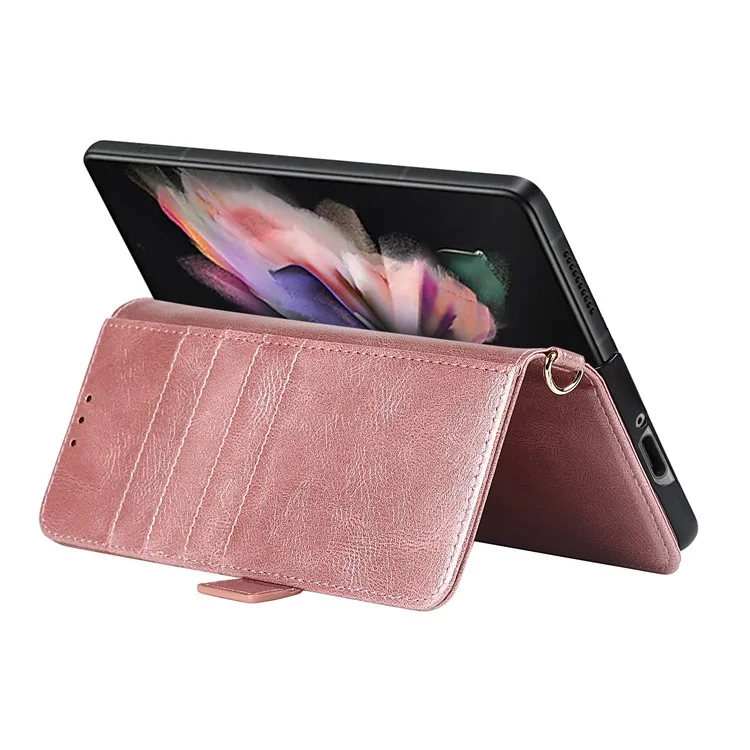 KSQ PU Leather + PC Anti-Scratch Hard Case with Dual Card Slots for Xiaomi 11T Pro / Xiaomi 11T - Black