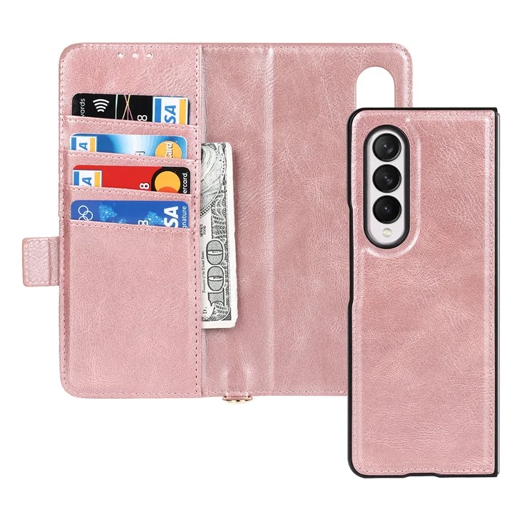 KSQ PU Leather + PC Anti-Scratch Hard Case with Dual Card Slots for Xiaomi 11T Pro / Xiaomi 11T - Black