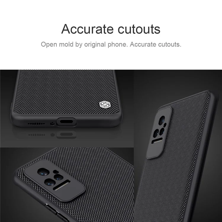 NILLKIN Nylon Fiber Texture Anti-scratch Light Slim Hard PC Back with Soft TPU Edge Phone Cover for Xiaomi Civi