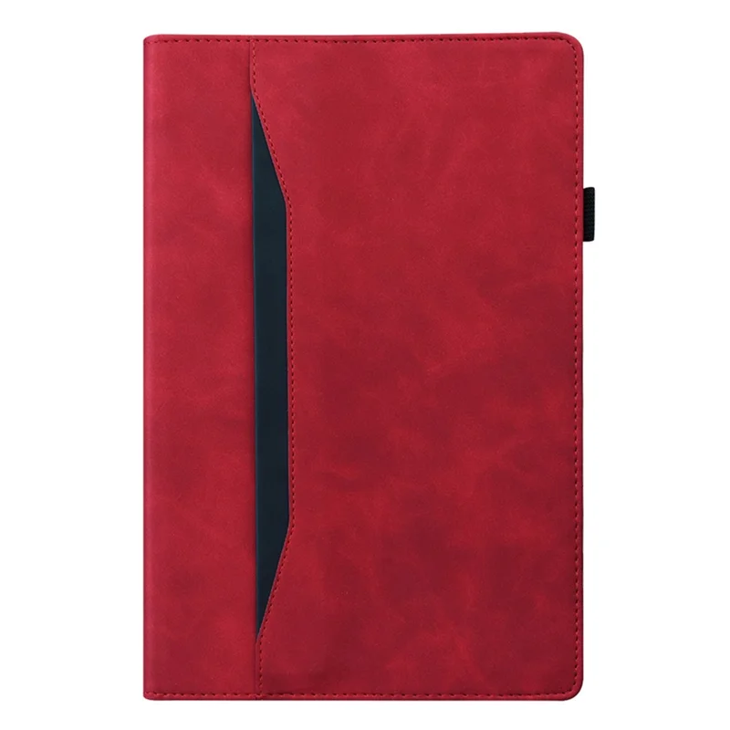 Front Pocket Design Business Style PU Leather Well-protected Anti-scratch Wallet Stand Tablet Case for Xiaomi Pad 5/5 Pro - Red