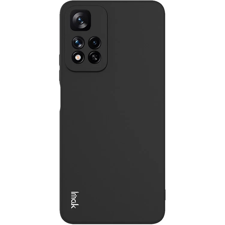 IMAK UC-4 Série Straecta Design de Quadro Reto Anti-arranhão Case de Proteção à TPU Soft TPU Para Xiaomi Redmi Nota 11 Pro+ 5g/redmi Note 11 Pro 5G (China) (mediatek) - Preto