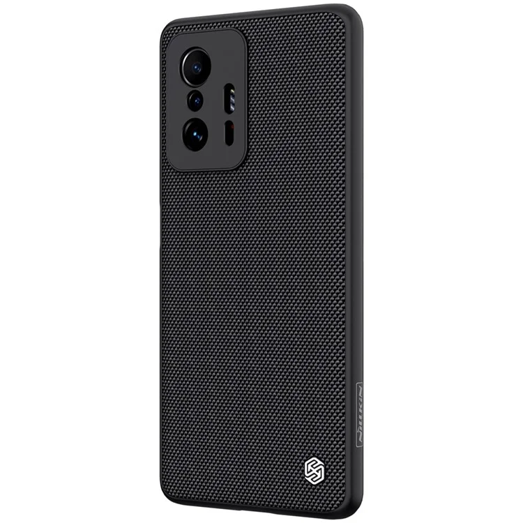 Textura de Fibra de Nylon de Nylkin Caixa de Proteção de TPU Soft TPU Hust PC Para Xiaomi 11t / 11t Pro