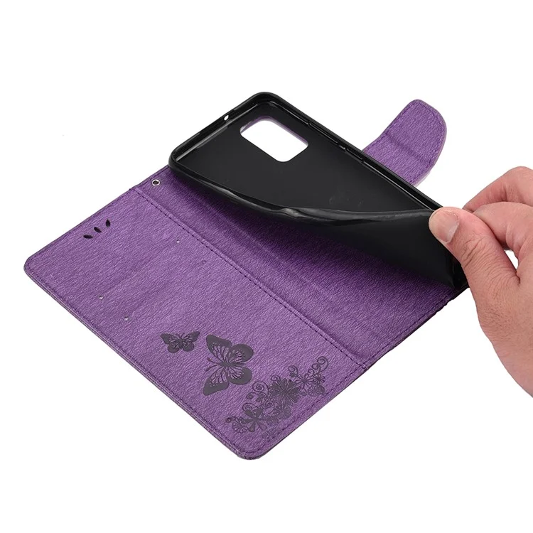 Capa de Telefone de Couro com Carteira e Suporte Flip para Xiaomi Redmi Note 11 Pro+ 5G/Note 11 Pro 5G (China) (MediaTek) - Roxo