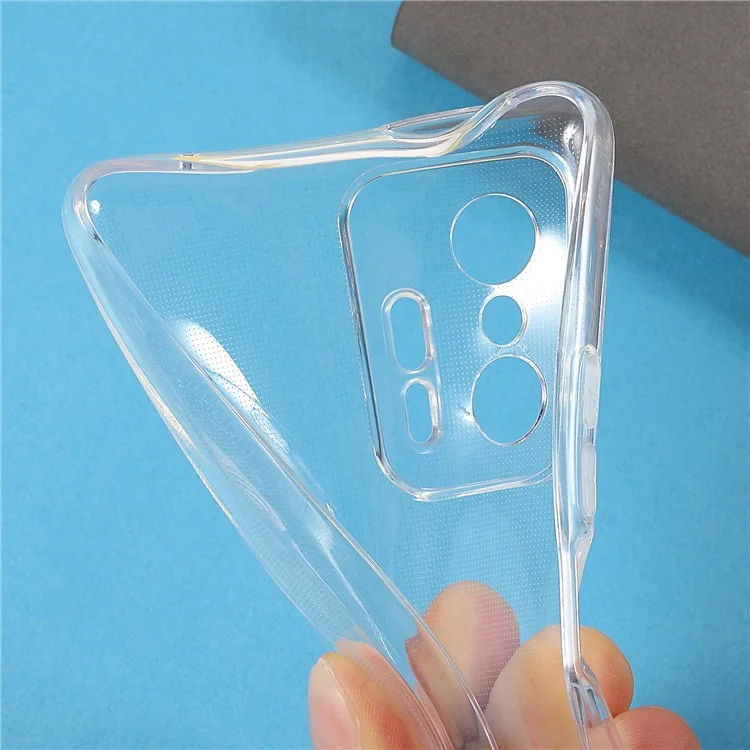 Scratch-Resistant Soft TPU 2mm Thickened Shockproof Phone Case Cover for Xiaomi 11T Pro / Xiaomi 11T