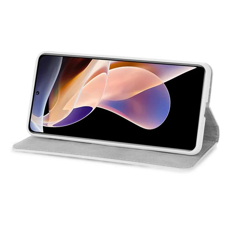Suporte Para o Telefone Stand Covering Shell PU Couro pó Brilhante pó de Pulsa Prática Caixa de Telefone de Carteira Elegante Para Xiaomi Redmi Note 11 Pro 5G (China) (mediatek)/nota 11 Pro+ 5g - Rosa