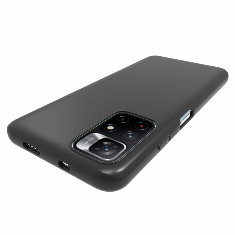 10Pcs/Pack Soft TPU Double-sided Matte Finish Protective Cell Phone Back Cover for Xiaomi Redmi Note 11 5G (China) (MediaTek)/Redmi Note 11T 5G/Redmi Note 11S 5G
