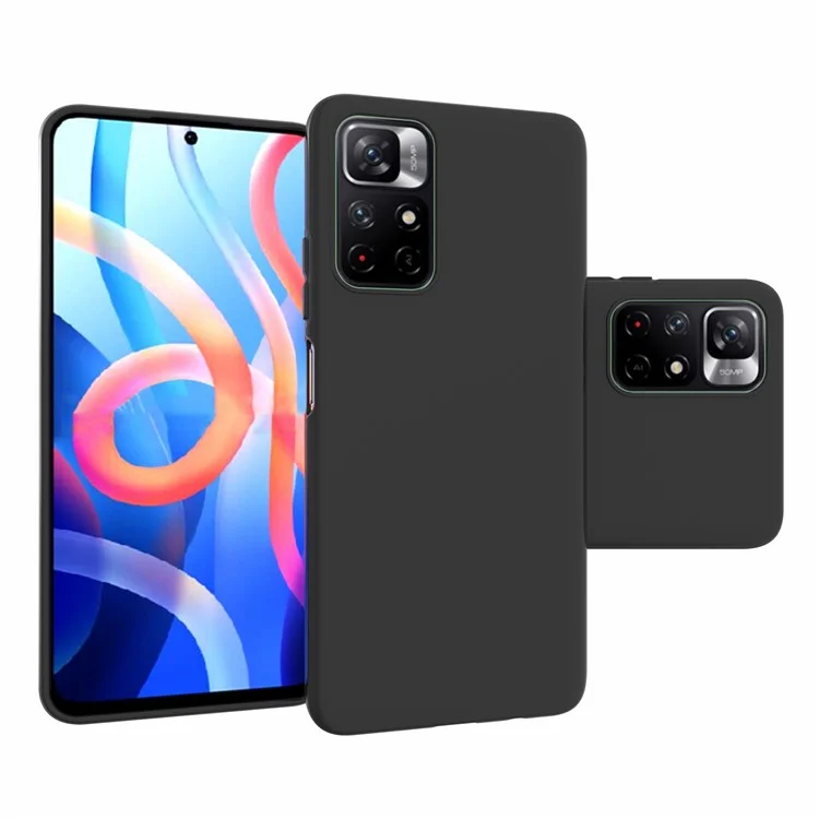 10Pcs/Pack Soft TPU Double-sided Matte Finish Protective Cell Phone Back Cover for Xiaomi Redmi Note 11 5G (China) (MediaTek)/Redmi Note 11T 5G/Redmi Note 11S 5G