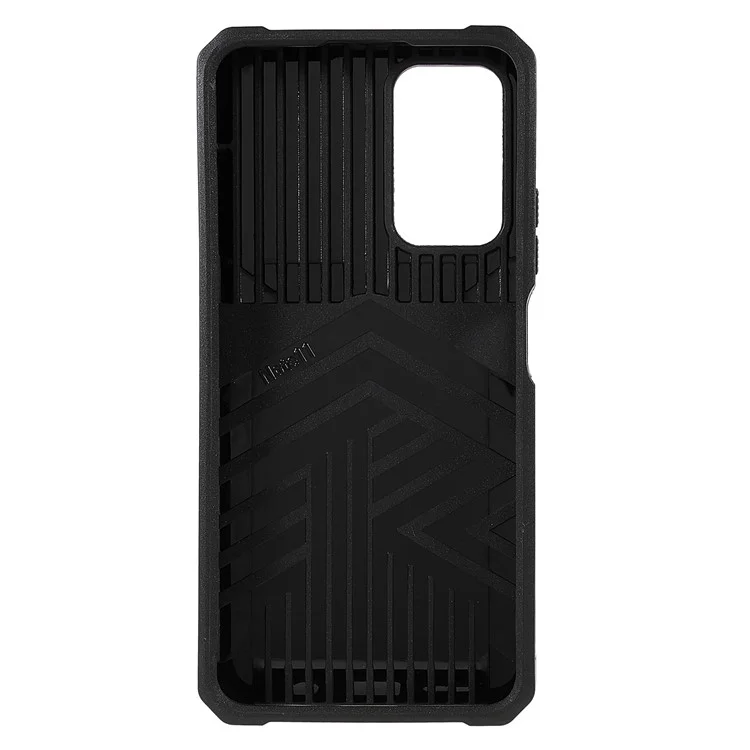 Camera Slider PC + TPU Phone Case Card Slot and Kickstand Design Shockproof Phone Cover for Xiaomi Redmi Note 11 5G (China) (MediaTek)/Note 11S 5G/Note 11T 5G - Purple