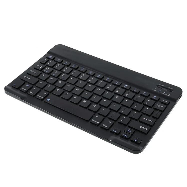 For Xiaomi Pad 5/Pad 5 Pro Pen Slot Design Tablet Protective Stand Case Cloth Texture Leather Cover + Wireless Bluetooth-compatible Keyboard - Black