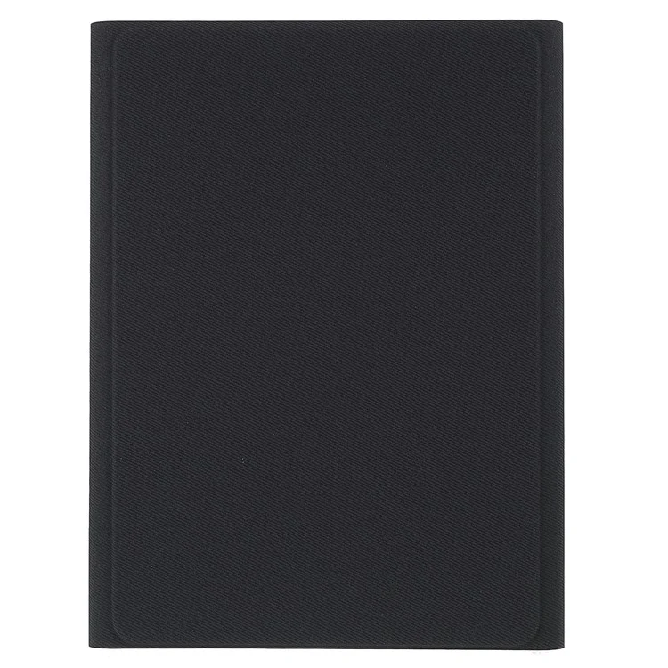 For Xiaomi Pad 5/Pad 5 Pro Pen Slot Design Tablet Protective Stand Case Cloth Texture Leather Cover + Wireless Bluetooth-compatible Keyboard - Black