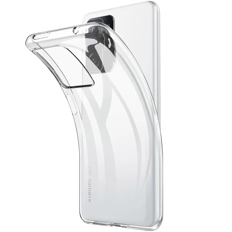 Transparente weiche TPU-Schutzhülle mit Panzerglas-Displayschutz für Xiaomi 11T/11T Pro