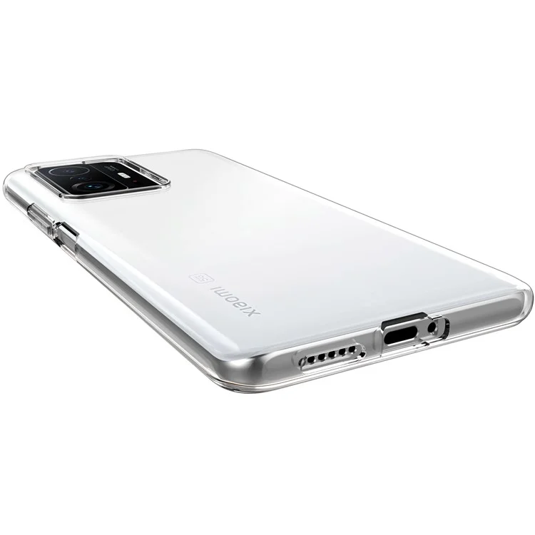 Transparente weiche TPU-Schutzhülle mit Panzerglas-Displayschutz für Xiaomi 11T/11T Pro