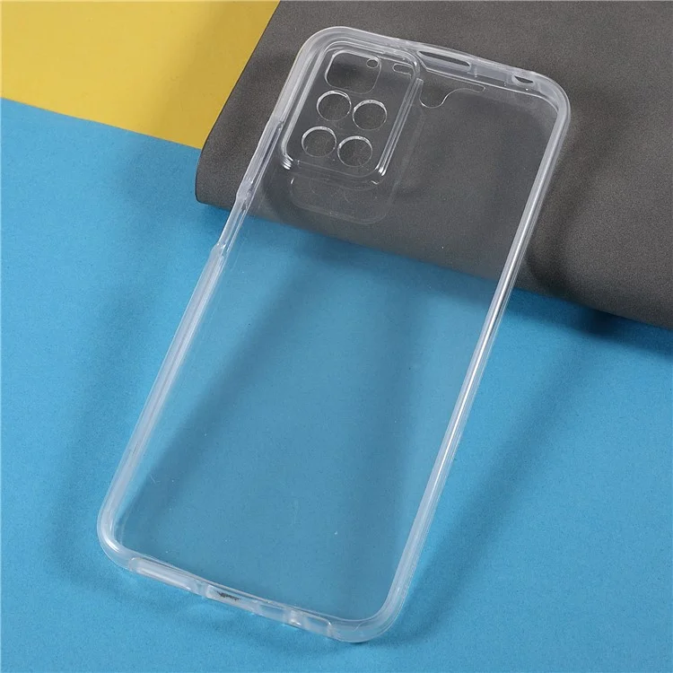Pour Xiaomi Redmi Note 11 4G (mediatek) / Redmi 10 4G (2021) / Redmi 10 2022 4G PC Dur Anti-drop Bien Protégé + Couverture Avant Tpu + Tpu Edge Hybride Mobile Phone Case Shell Shell Shell