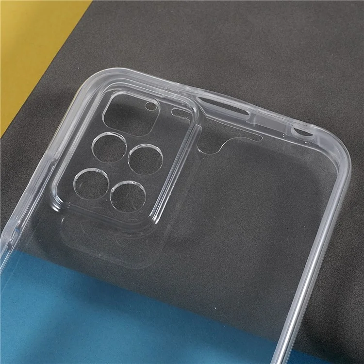 Pour Xiaomi Redmi Note 11 4G (mediatek) / Redmi 10 4G (2021) / Redmi 10 2022 4G PC Dur Anti-drop Bien Protégé + Couverture Avant Tpu + Tpu Edge Hybride Mobile Phone Case Shell Shell Shell