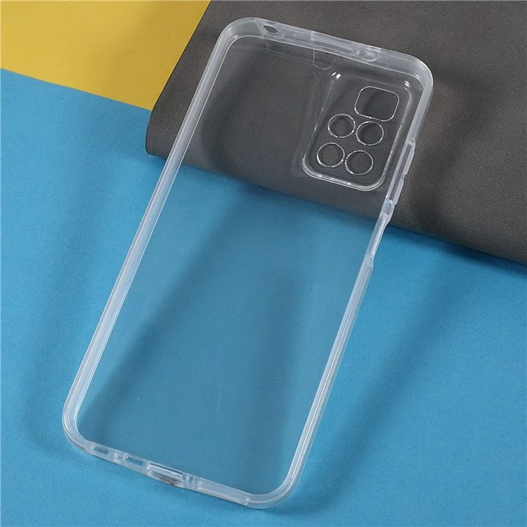 Pour Xiaomi Redmi Note 11 4G (mediatek) / Redmi 10 4G (2021) / Redmi 10 2022 4G PC Dur Anti-drop Bien Protégé + Couverture Avant Tpu + Tpu Edge Hybride Mobile Phone Case Shell Shell Shell