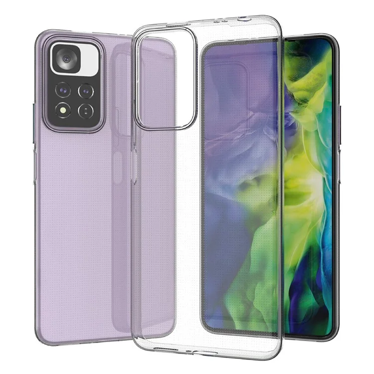 Ultra-thin TPU Clear Mobile Phone Case Protective Cover for Xiaomi Redmi Note 11 Pro+ 5G/Redmi Note 11 Pro 5G (China) (MediaTek)