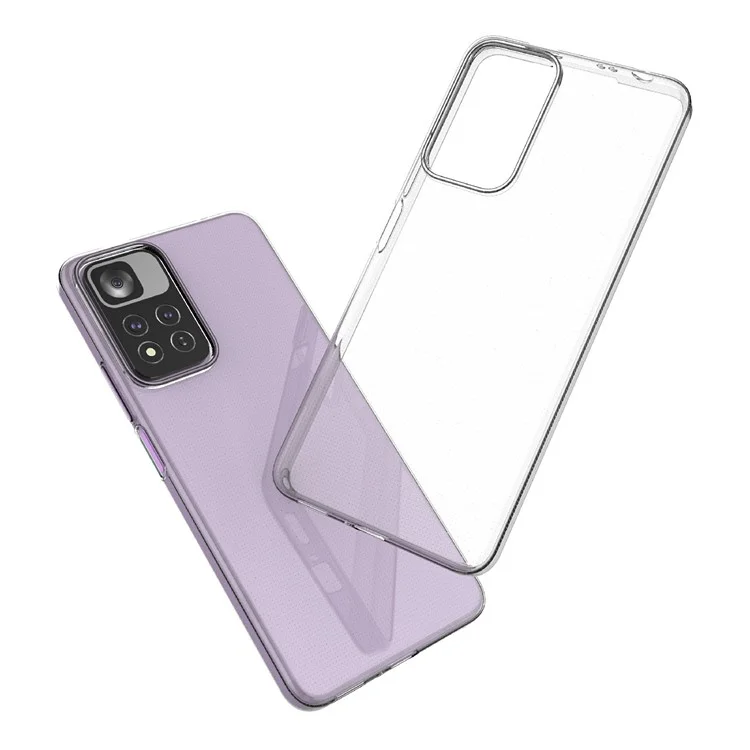 Funda protectora de teléfono móvil de TPU ultra fina y transparente para Xiaomi Redmi Note 11 Pro+ 5G/Redmi Note 11 Pro 5G (China) (MediaTek)