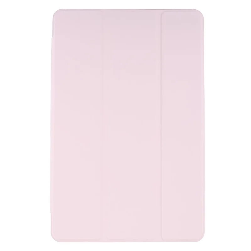 For Xiaomi Pad 5/Pad 5 Pro Shockproof Tri-fold Stand Design PU Leather TPU Protective Case - Pink