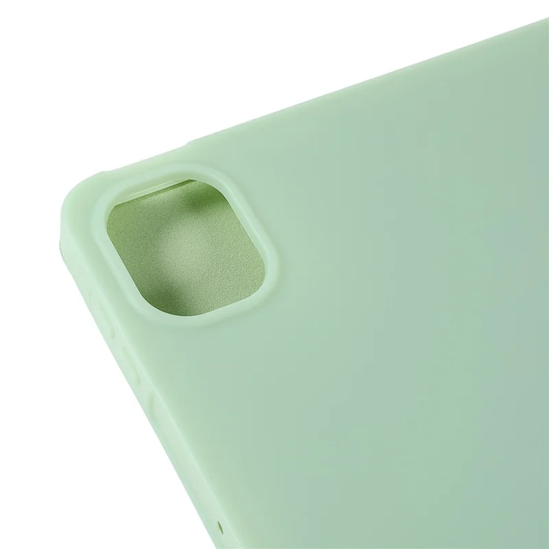 Para Xiaomi Pad 5/Pad 5 Pro Capa Protetora de Couro PU e TPU com Design de Suporte Tri-fold - Verde