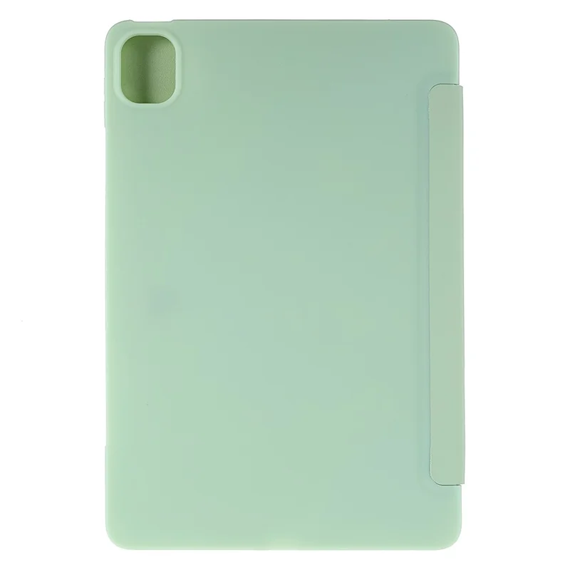 Para Xiaomi Pad 5/Pad 5 Pro Capa Protetora de Couro PU e TPU com Design de Suporte Tri-fold - Verde