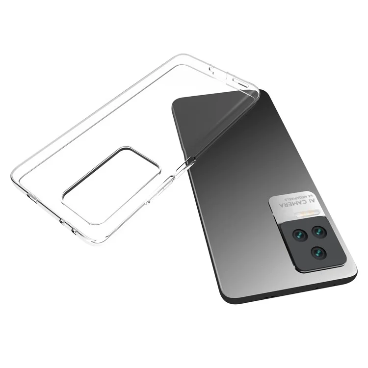 10pcs/pacote de Marco Anti-água Transparente Para Xiaomi Redmi K50 Pro/K50, Recortes Precisos TPU Mol