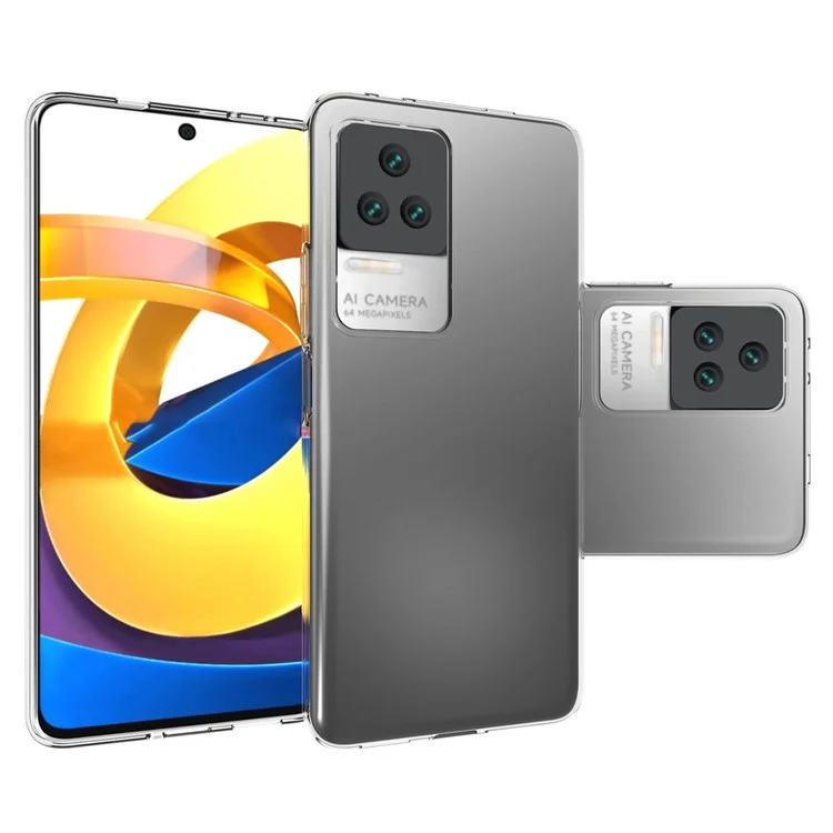 10pcs/pacote de Marco Anti-água Transparente Para Xiaomi Redmi K50 Pro/K50, Recortes Precisos TPU Mol
