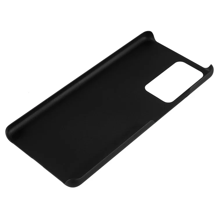 Für Xiaomi 12 Pro 5G/12S Pro 5G/12 Pro (Dimensity) 5G Smartphone Rückseite Hartschalenetui Kratzfeste, glänzende Oberfläche, gummierte, schützende Handyhülle - Schwarz