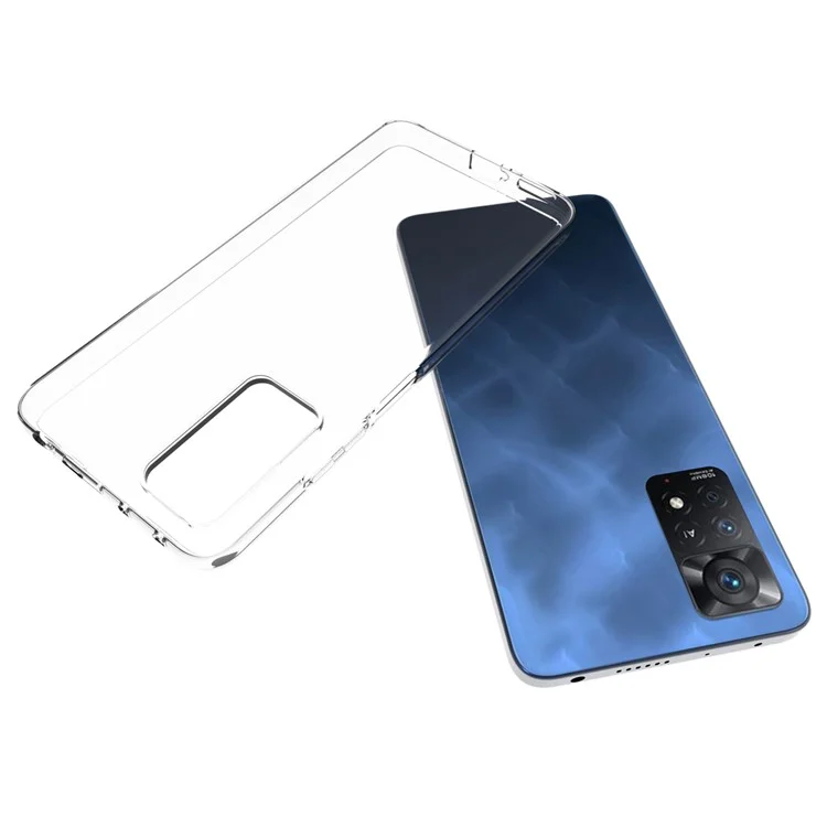 Per Xiaomi Redmi Note 11 Pro 5G (Qualcomm)/4G (MediaTek) 10 pezzi/confezione Custodia interna resistente alle macchie d'acqua Custodia protettiva per telefono ultra-slim in TPU morbido e trasparente