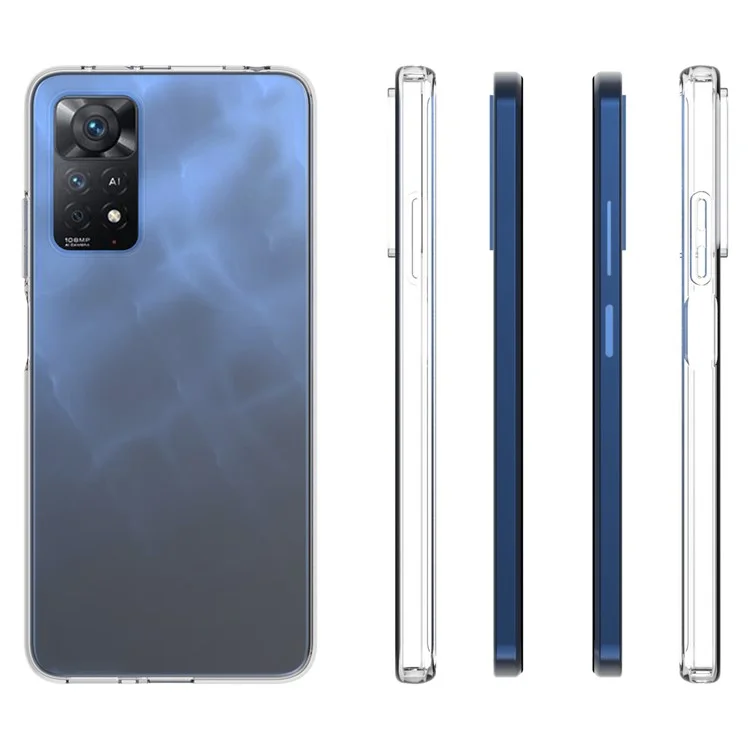 Per Xiaomi Redmi Note 11 Pro 5G (Qualcomm)/4G (MediaTek) 10 pezzi/confezione Custodia interna resistente alle macchie d'acqua Custodia protettiva per telefono ultra-slim in TPU morbido e trasparente