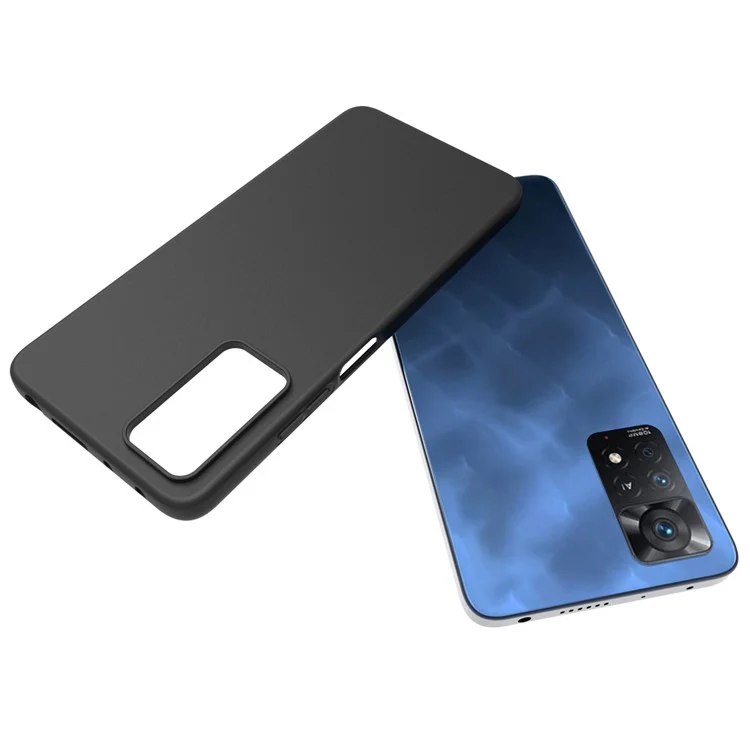 Para Xiaomi Redmi Nota 11 Pro 5G (Qualcomm) / 4G (MediaTek) 10pcs / Pack Caso De Proteção Matte TPU Matte TPU TPU - Preto