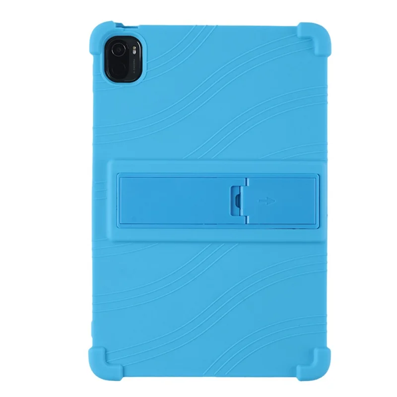 Para Xiaomi Pad 5 / Pad 5 Pro Reforzó La Cubierta De La Caja De La Tableta De Silicona De La Esquina Con PC Kickstand - Cielo Azul