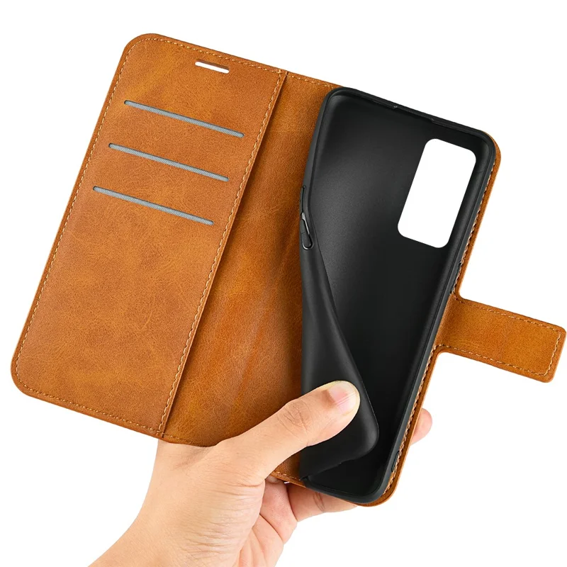 For Xiaomi 12 Pro 5G/12S Pro 5G/12 Pro (Dimensity) 5G Texture PU Leather + TPU All-round Protection Stand Wallet Phone Cover - Yellow